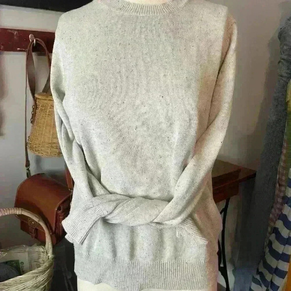 GAP Sweaters - Cream Gap Lightweight Cotton Sweater XS